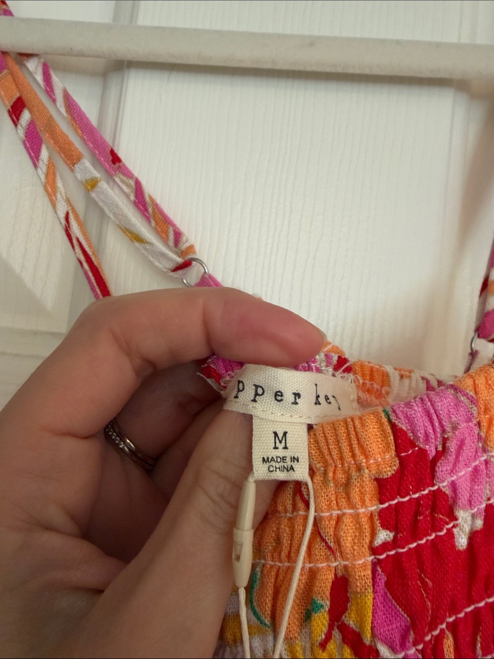 Copper Key Pink & Orange Floral Maxi Jumpsuit - Picture 5 of 7